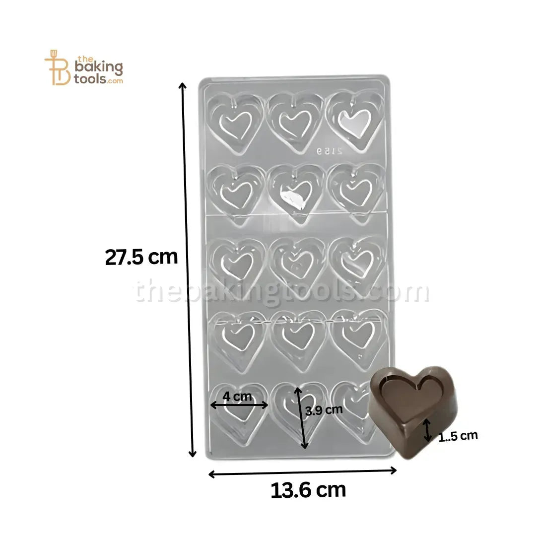 Shunda Polycarbonate Chocolate Mould - 006 - thebakingtools.com